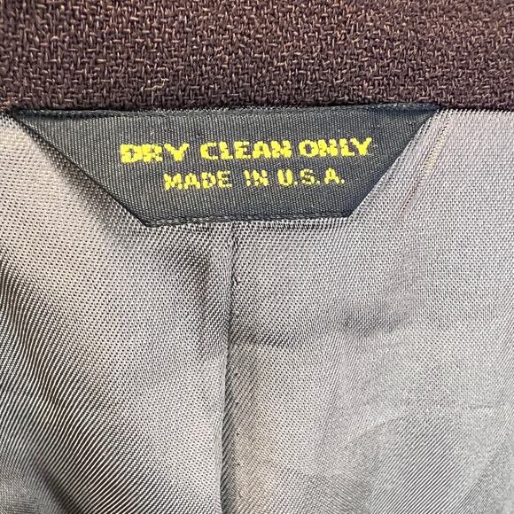 Bespoke The King's Image Suit Coat Mens Size 48 R Brown Formal by James Williams - Picture 6 of 8